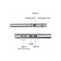 Intel Core i5 - i5-1334U - jusqu'à 4.6 GHz - Win 11 Home - Carte graphique Intel Iris Xe - 16 Go ... (NX.JD9EF.005)_9