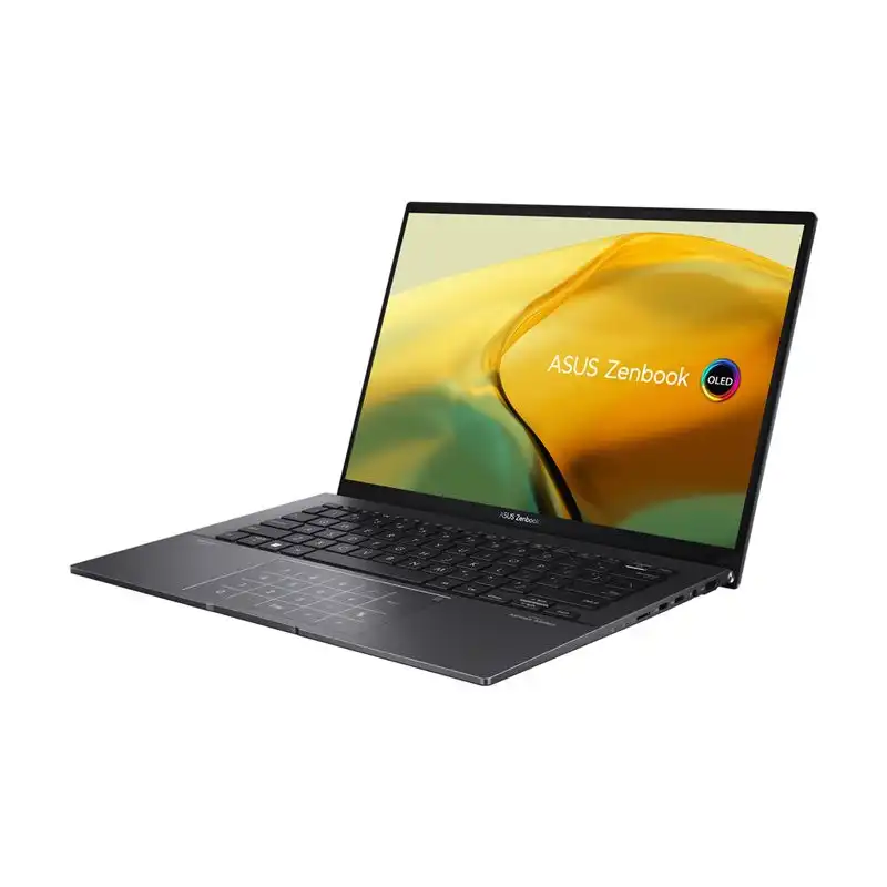 ASUS ZenBook 14 OLED UM3402YA-KN853X - Conception de charnière à 180 degrés - AMD Ryzen 9 - 8945HS ... (90NB0W96-M01KY0)_1