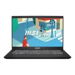 MSI Modern 14 C13M-410FR - Conception de charnière à 180 degrés - Intel Core i7 - 1355U - jusqu'à 5 ... (9S7-14J112-410)_4