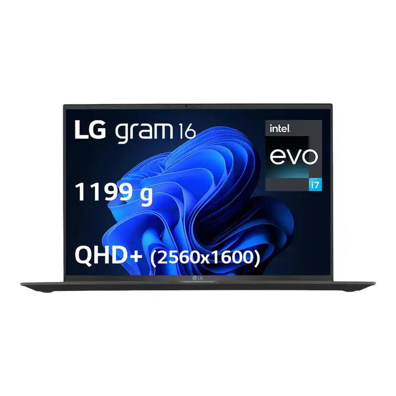 LG gram - Intel Core i7 - 1360P - jusqu'à 5 GHz - Win 11 Pro - Carte graphique Intel Iris Xe - 16 Go... (16Z90R-G.AP78F)_1