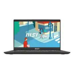 MSI Modern 14 C13M-410FR - Conception de charnière à 180 degrés - Intel Core i7 - 1355U - jusqu... (9S7-14J112-410)_5