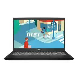 MSI Modern 15 B13M-258FR - Conception de charnière à 180 degrés - Intel Core i5 - 1335U - jusqu... (9S7-15H112-258)_5