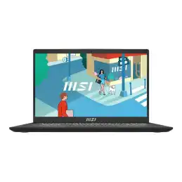 MSI Modern 15 B13M-254FR - Conception de charnière à 180 degrés - Intel Core i7 - 1355U - jusqu... (9S7-15H112-254)_4