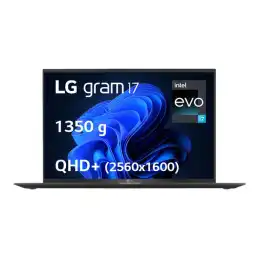 LG gram - Intel Core i7 - 1360P - jusqu'à 5 GHz - Win 11 Pro - Carte graphique Intel Iris Xe - ... (17Z90R-G.AP78F)_1