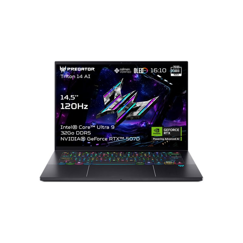 Triton 14 AI PT14-52T - Intel® Core™ Ultra 9 processor 288V - NVIDIA® GeForce RTX™ 5070 - 32GB - ... (NH.QU9EF.004)_1