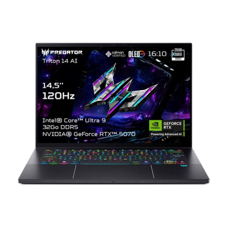 Triton 14 AI PT14-52T - Intel® Core™ Ultra 9 processor 288V - NVIDIA® GeForce RTX™ 5070 - 32GB - ... (NH.QU9EF.004)_1