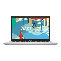 MSI Modern 14 C13M-618FR - Conception de charnière à 180 degrés - Intel Core i5 - 1235U - jusqu'à 4.... (9S7-14J111-618)_4