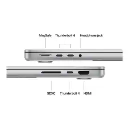 Apple MacBook Pro - M4 - Apple M4 10-core - 16 Go RAM - 512 Go SSD - 14.2" 3024 x 1964 @ 120 Hz - Wi... (MW2W3FN/A)_4